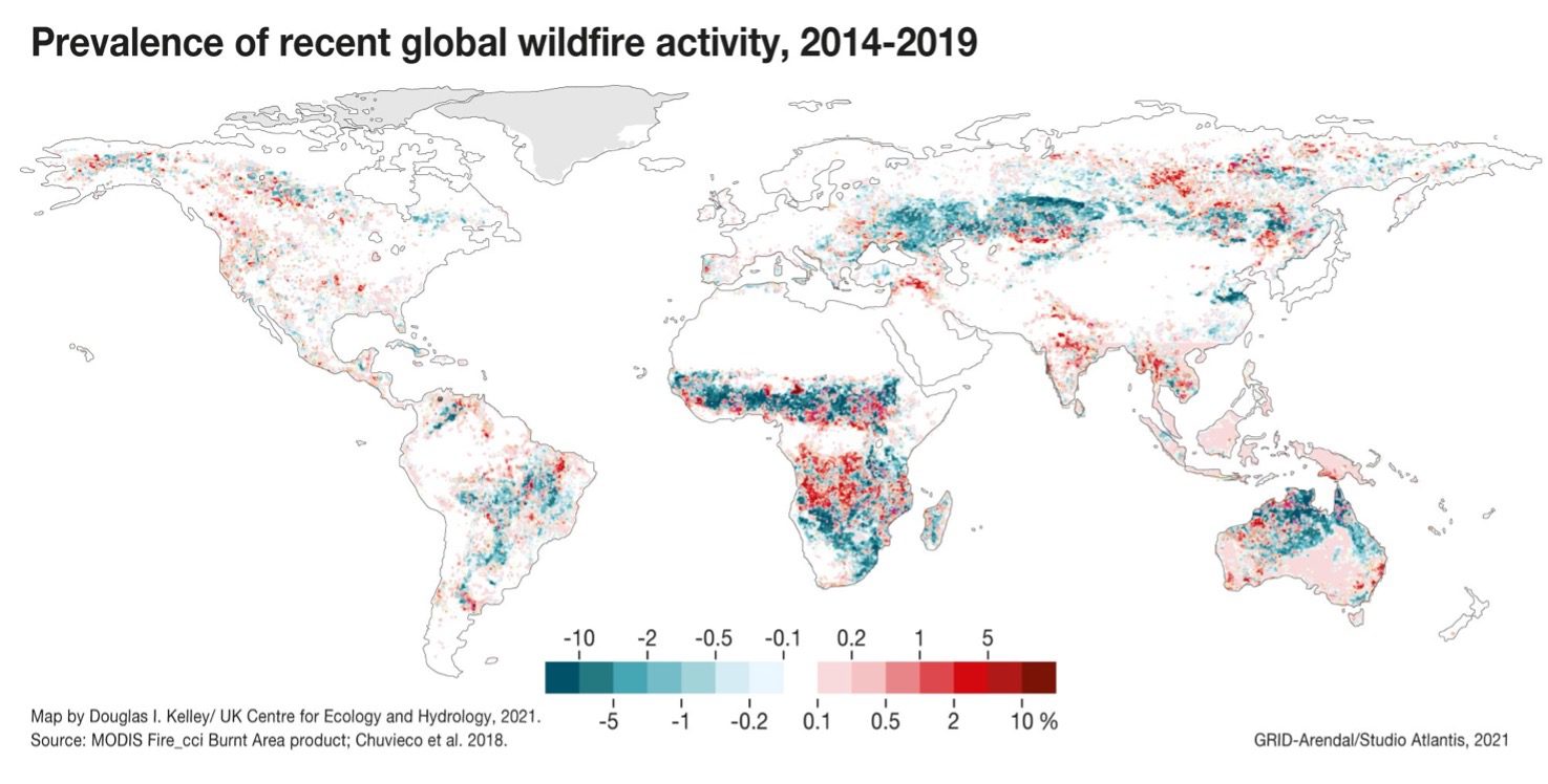 Incendi boschivi, tra fattori di rischio e strategie di mitigazione 2 Incendi globali
